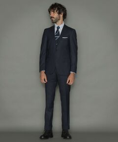 【NEW BRIDGE】【Loro Piana/ロロ・ピアーナ】メランジ無地スーツ