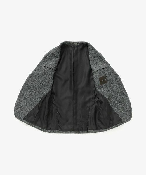 MACKINTOSH LONDON(MENS) / マッキントッシュ ロンドン 　メンズ ノーカラージャケット | 【FLEX JERSEY】ヘリンボーンジャケット | 詳細10