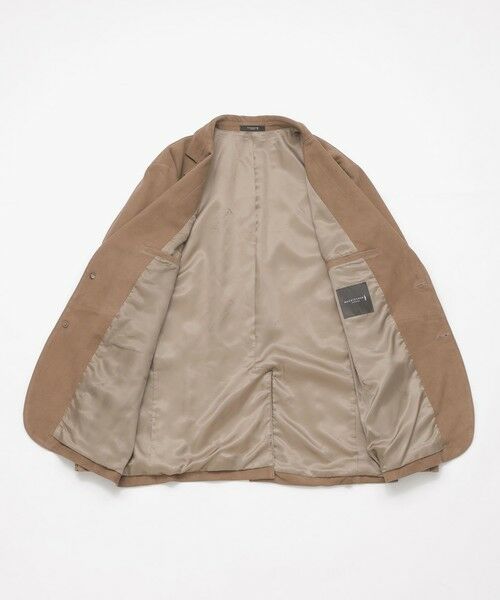 MACKINTOSH LONDON(MENS) / マッキントッシュ ロンドン 　メンズ ノーカラージャケット | 【Weatherproofed Leather】ゴートスウェードジャケット | 詳細10