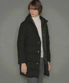 【DUNKELD HOOD ML DOWN】グログランストレッチダウンコート