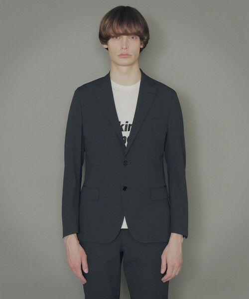 MACKINTOSH LONDON(MENS) / マッキントッシュ ロンドン 　メンズ ノーカラージャケット | 【NEW BRIDGE】ドットエア×プライムフレックスセットアップジャケット | 詳細5