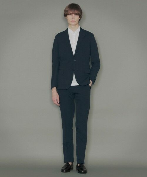 MACKINTOSH LONDON(MENS) / マッキントッシュ ロンドン 　メンズ ノーカラージャケット | 【NEW BRIDGE】ドットエア×プライムフレックスセットアップジャケット | 詳細3