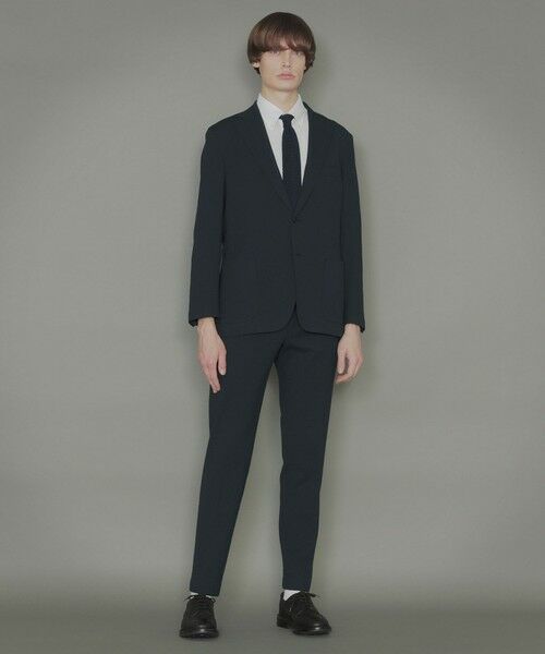 MACKINTOSH LONDON(MENS) / マッキントッシュ ロンドン 　メンズ ノーカラージャケット | 【NEW BRIDGE】【Subalpino/スバルピーノ】シアサッカーセットアップジャケット | 詳細1