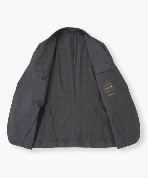 MACKINTOSH LONDON(MENS) / マッキントッシュ ロンドン 　メンズ ノーカラージャケット | 【Breasy Jacket】グレンチェックセットアップジャケット | 詳細9