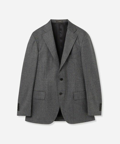 MACKINTOSH LONDON(MENS) / マッキントッシュ ロンドン 　メンズ セットアップ | 【NEW BRIDGE】【VITALE BARBERIS CANONICO/ヴィターレ・バルベリス・カノニコ】ムリネフランネル無地スーツ | 詳細1