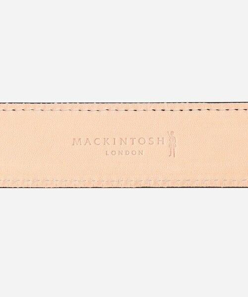 MACKINTOSH LONDON(MENS) / マッキントッシュ ロンドン 　メンズ ベルト・サスペンダー | 型押しレザーベルト | 詳細3