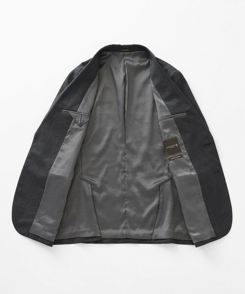 MACKINTOSH LONDON(MENS) / マッキントッシュ ロンドン 　メンズ ノーカラージャケット | 【Breasy Jacket】ツイル無地セットアップジャケット | 詳細10