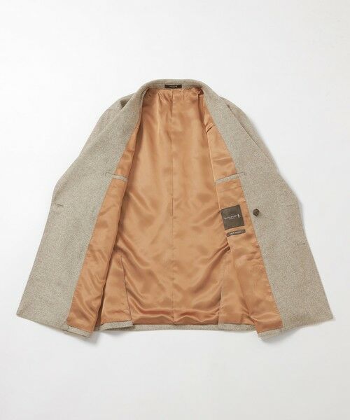 MACKINTOSH LONDON(MENS) / マッキントッシュ ロンドン 　メンズ ノーカラージャケット | 【MOON/ムーン】ネップツイードダブルブレストジャケット | 詳細9