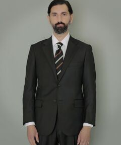 【OX BRIDGE】【VITALE BARBERIS CANONICO/ヴィターレ・バルベリス・カノニコ】ツイル無地スーツ