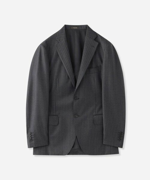 MACKINTOSH LONDON(MENS) / マッキントッシュ ロンドン 　メンズ セットアップ | 【NEW BRIDGE】【VITALE BARBERIS CANONICO/ヴィターレ・バルベリス・カノニコ】ペンシルストライプスーツ | 詳細1