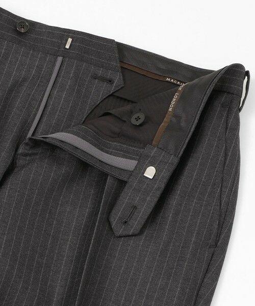 MACKINTOSH LONDON(MENS) / マッキントッシュ ロンドン 　メンズ セットアップ | 【NEW BRIDGE】【VITALE BARBERIS CANONICO/ヴィターレ・バルベリス・カノニコ】ペンシルストライプスーツ | 詳細16