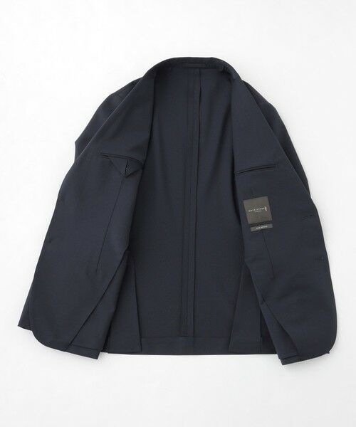 MACKINTOSH LONDON(MENS) / マッキントッシュ ロンドン 　メンズ ノーカラージャケット | 【BREASY JACKET】トロピカル無地セットアップジャケット | 詳細10