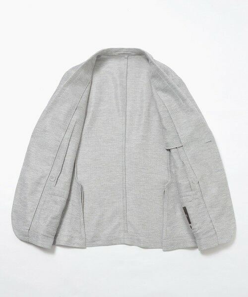 MACKINTOSH LONDON(MENS) / マッキントッシュ ロンドン 　メンズ ノーカラージャケット | 【BREASY JACKET】カラミ織セットアップジャケット | 詳細10