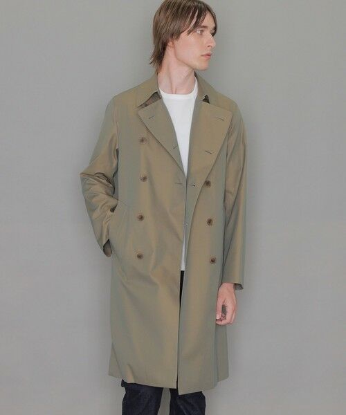 春物????MACKINTOSH Nylon Trench Coat カーキ