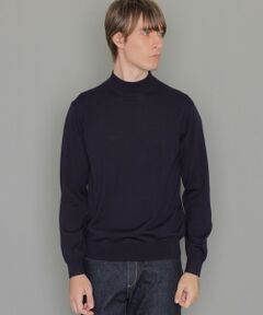 MACKINTOSH LONDON(MENS) / マッキントッシュ ロンドン 　メンズ ニット・セーター | 【LEON掲載】14ゲージ天竺モックネックプルオーバー