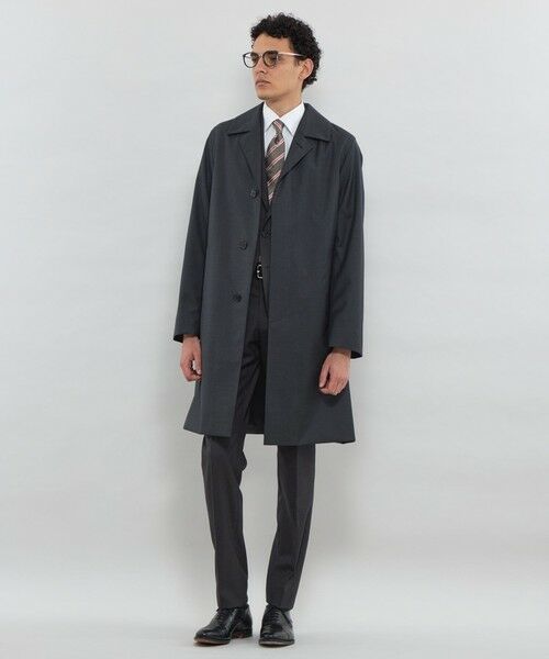 MACKINTOSH LONDON(MENS) / マッキントッシュ ロンドン メンズ その他アウター | 【DUNFORD】【Loro Piana Fabric】グレンチェックウールステンカラーコート | 詳細1