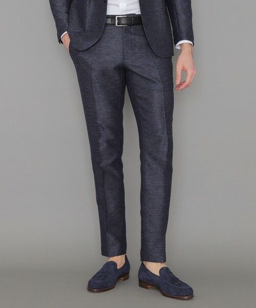 MACKINTOSH LONDON(MENS) / マッキントッシュ ロンドン メンズ その他パンツ | 【2024年春夏モデル】【BREASY JACKET】LENO CLOTH セットアップパンツ(ダークネイビー)