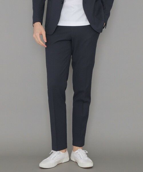 MACKINTOSH LONDON(MENS)/マッキントッシュ ロンドン メンズ 【LEON掲載】【BREASY JACKET】【Subalpino/スバルピーノ】シアサッカーセットアップパンツ ダークネイビー 86 MACKINTOSH LONDON(MENS)/マッキントッシュ ロンドン メンズ 【LEON掲載】【BREASY JACKET】【Subalpino/スバルピーノ】シアサッカーセットアップパンツ ダークネイビー 86
