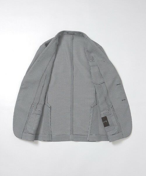 MACKINTOSH LONDON(MENS) / マッキントッシュ ロンドン 　メンズ ノーカラージャケット | 【LEON掲載】【BREASY JACKET】LENO CLOTH千鳥ジャケット | 詳細10