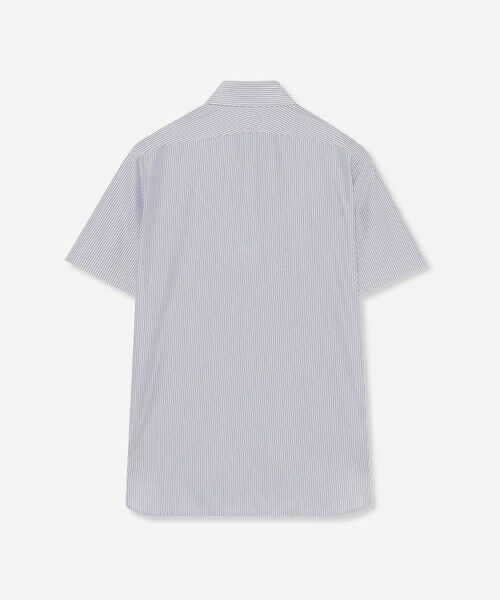 MACKINTOSH LONDON(MENS) / マッキントッシュ ロンドン 　メンズ シャツ・ブラウス | 【FLEX JERSEY】キャンディーストライプジャージー半袖シャツ | 詳細1