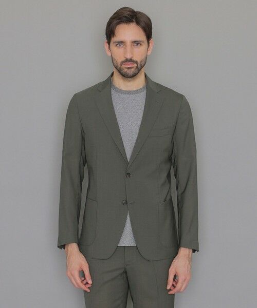 MACKINTOSH LONDON(MENS) / マッキントッシュ ロンドン 　メンズ ノーカラージャケット | 【BREASY JACKET】super light weight  セットアップジャケット | 詳細3