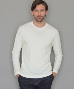 ウールプレーティングドレスロングTシャツ