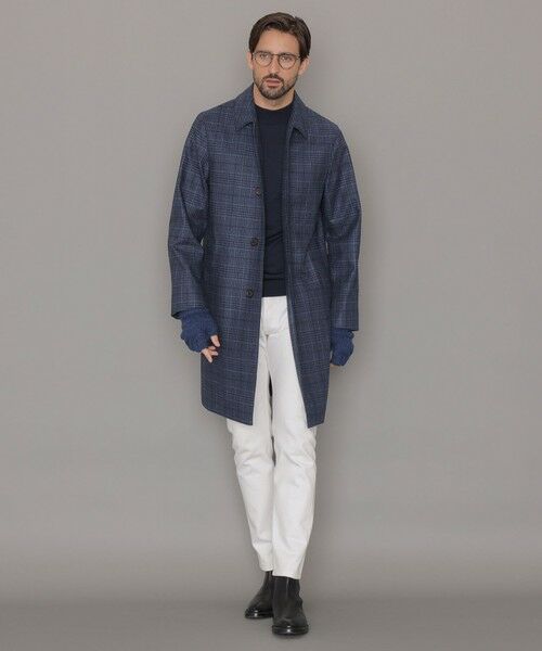 MACKINTOSH LONDON(MENS) / マッキントッシュ ロンドン 　メンズ その他アウター | 【DUNFORD】【Loro Piana Fabric】チェックウールステンカラーコート | 詳細1