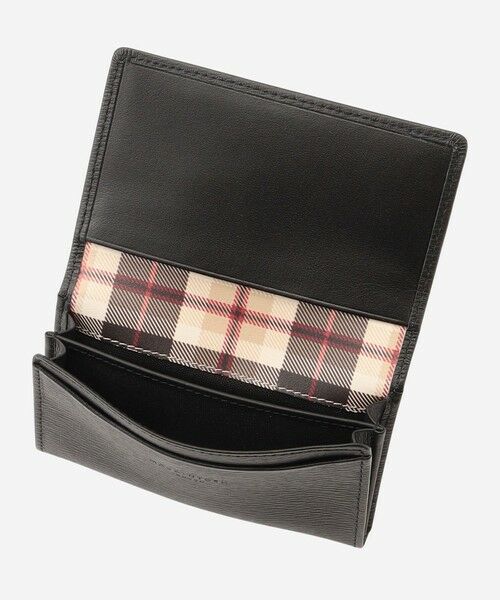 MACKINTOSH LONDON(MENS) / マッキントッシュ ロンドン 　メンズ 財布・コインケース・マネークリップ | 【WEB限定】ソフト型押しレザー  ハウスチェック名刺入れ | 詳細5