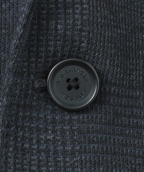 MACKINTOSH LONDON(MENS) / マッキントッシュ ロンドン 　メンズ ノーカラージャケット | 【FLEX JERSEY】コットンウールジャージーグレンチェックセットアップジャケット | 詳細11