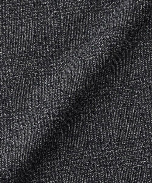 MACKINTOSH LONDON(MENS) / マッキントッシュ ロンドン 　メンズ ノーカラージャケット | 【FLEX JERSEY】コットンウールジャージーグレンチェックセットアップジャケット | 詳細13