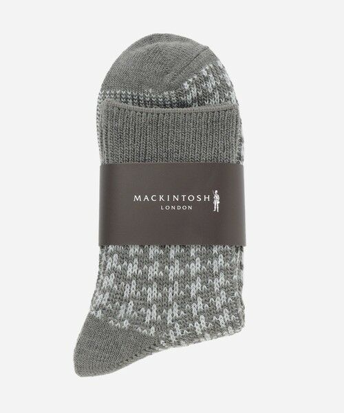 MACKINTOSH LONDON(MENS) / マッキントッシュ ロンドン 　メンズ その他インナー・ルームウェア | 千鳥格子ソックス | 詳細5