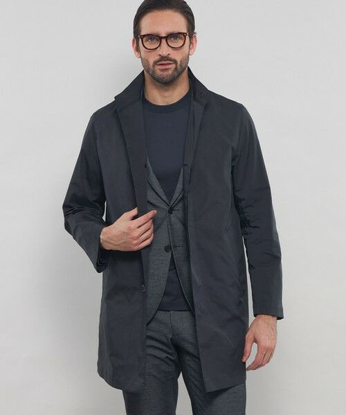 MACKINTOSH LONDON(MENS)/マッキントッシュ ロンドン メンズ 【DUNFORD STAND COLLAR】ストレッチメモリーツイルスタンドカラーコート ネイビー 42 MACKINTOSH LONDON(MENS)/マッキントッシュ ロンドン メンズ 【DUNFORD STAND COLLAR】ストレッチメモリーツイルスタンドカラーコート ネイビー 42