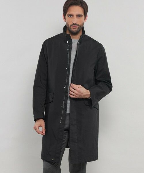 MACKINTOSH LONDON(MENS)/マッキントッシュ ロンドン メンズ 【BILTON】ストレッチメモリーツイルスタンドカラーコート ブラック 42 MACKINTOSH LONDON(MENS)/マッキントッシュ ロンドン メンズ 【BILTON】ストレッチメモリーツイルスタンドカラーコート ブラック 42