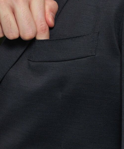 MACKINTOSH LONDON(MENS) / マッキントッシュ ロンドン メンズ ノーカラージャケット | 【FLEX JERSEY】ハイゲージジャカードセットアップジャケット | 詳細5