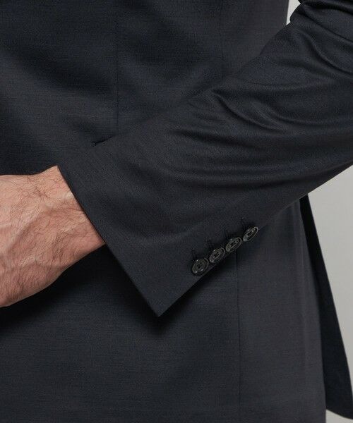 MACKINTOSH LONDON(MENS) / マッキントッシュ ロンドン メンズ ノーカラージャケット | 【FLEX JERSEY】ハイゲージジャカードセットアップジャケット | 詳細6