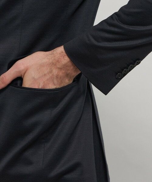 MACKINTOSH LONDON(MENS) / マッキントッシュ ロンドン メンズ ノーカラージャケット | 【FLEX JERSEY】ハイゲージジャカードセットアップジャケット | 詳細7