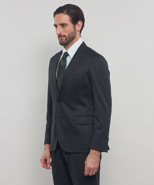 MACKINTOSH LONDON(MENS) / マッキントッシュ ロンドン メンズ ノーカラージャケット | 【FLEX JERSEY】ハイゲージジャカードセットアップジャケット | 詳細3