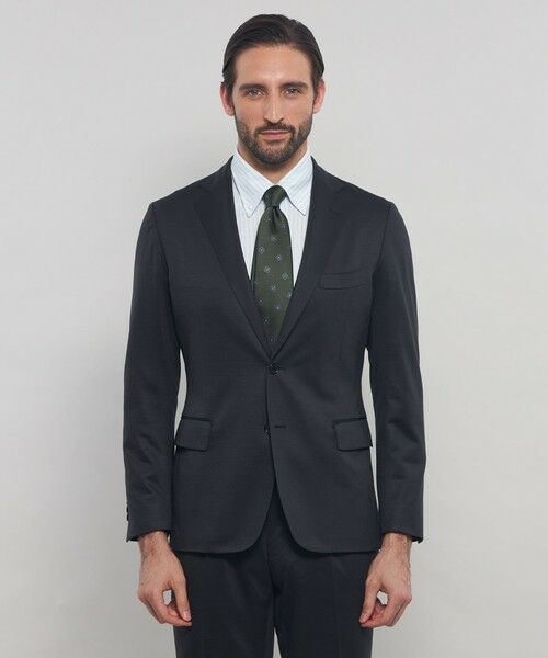 MACKINTOSH LONDON(MENS) / マッキントッシュ ロンドン メンズ ノーカラージャケット | 【FLEX JERSEY】ハイゲージジャカードセットアップジャケット | 詳細2