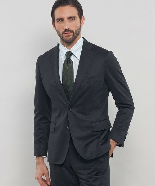 MACKINTOSH LONDON(MENS)/マッキントッシュ ロンドン メンズ 【FLEX JERSEY】ハイゲージジャカードセットアップジャケット ネイビー 42 MACKINTOSH LONDON(MENS)/マッキントッシュ ロンドン メンズ 【FLEX JERSEY】ハイゲージジャカードセットアップジャケット ネイビー 42