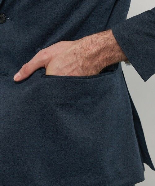 MACKINTOSH LONDON(MENS) / マッキントッシュ ロンドン 　メンズ ノーカラージャケット | 【WEB・一部店舗限定】【FLEX JERSEY】ムリネバーズアイジャージーセットアップジャケット | 詳細7