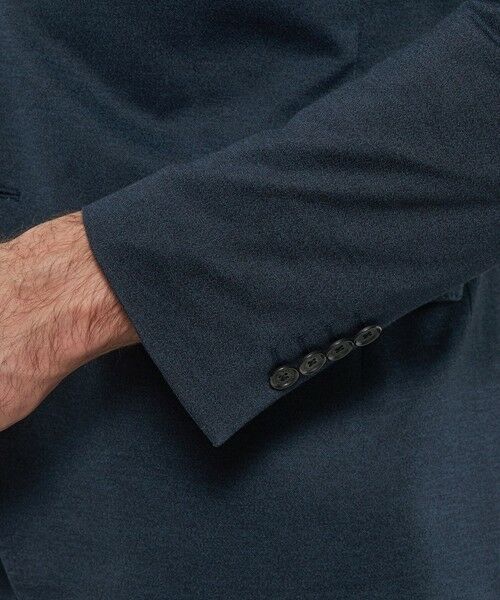 MACKINTOSH LONDON(MENS) / マッキントッシュ ロンドン メンズ ノーカラージャケット | 【WEB・一部店舗限定】【FLEX JERSEY】ムリネバーズアイジャージーセットアップジャケット | 詳細6