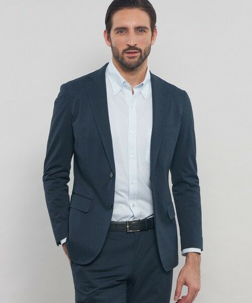 MACKINTOSH LONDON(MENS)/マッキントッシュ ロンドン メンズ 【WEB・一部店舗限定】【FLEX JERSEY】ムリネバーズアイジャージーセットアップジャケット ネイビー 40 MACKINTOSH LONDON(MENS)/マッキントッシュ ロンドン メンズ 【WEB・一部店舗限定】【FLEX JERSEY】ムリネバーズアイジャージーセットアップジャケット ネイビー 40