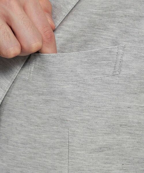 MACKINTOSH LONDON(MENS) / マッキントッシュ ロンドン メンズ ノーカラージャケット | 【WEB・一部店舗限定】【FLEX JERSEY】デニムジャージーセットアップジャケット | 詳細6