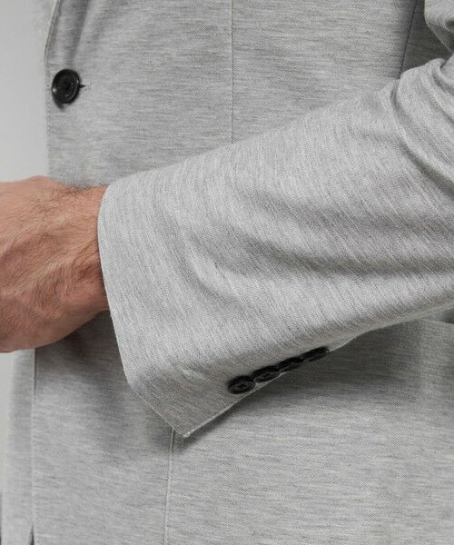 MACKINTOSH LONDON(MENS) / マッキントッシュ ロンドン メンズ ノーカラージャケット | 【WEB・一部店舗限定】【FLEX JERSEY】デニムジャージーセットアップジャケット | 詳細7