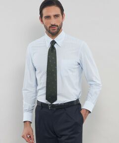 MACKINTOSH LONDON(MENS) / マッキントッシュ ロンドン 　メンズ シャツ・ブラウス | 【FLEX JERSEY】鹿の子バーズアイストライプジャージーシャツ