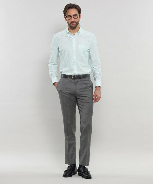 MACKINTOSH LONDON(MENS) / マッキントッシュ ロンドン メンズ シャツ・ブラウス | 【FLEX JERSEY】鹿の子バーズアイストライプジャージーシャツ | 詳細3