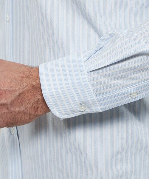 MACKINTOSH LONDON(MENS) / マッキントッシュ ロンドン メンズ シャツ・ブラウス | 【FLEX JERSEY】鹿の子バーズアイストライプジャージーシャツ | 詳細8