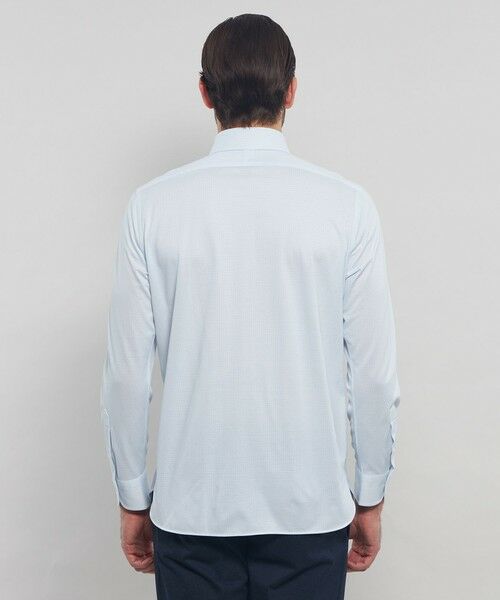 MACKINTOSH LONDON(MENS) / マッキントッシュ ロンドン メンズ シャツ・ブラウス | 【FLEX JERSEY】鹿の子ジオメトリック小紋ジャージーシャツ | 詳細5