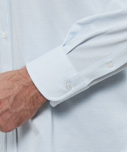 MACKINTOSH LONDON(MENS) / マッキントッシュ ロンドン メンズ シャツ・ブラウス | 【FLEX JERSEY】鹿の子ジオメトリック小紋ジャージーシャツ | 詳細7