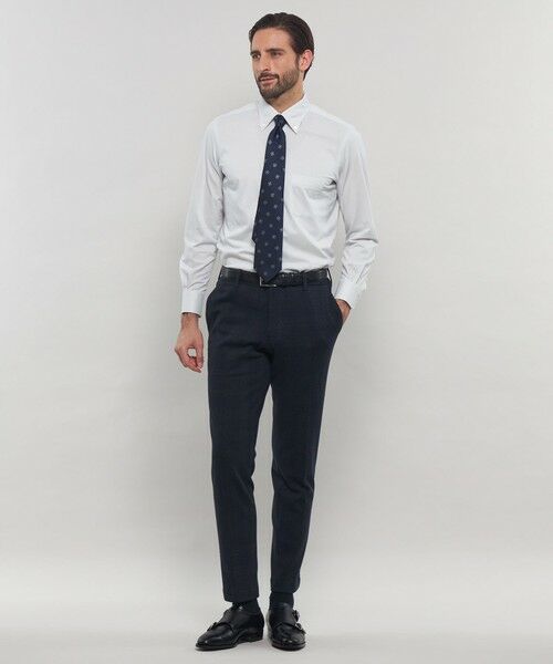 MACKINTOSH LONDON(MENS) / マッキントッシュ ロンドン メンズ シャツ・ブラウス | 【FLEX JERSEY】鹿の子ジオメトリック小紋ジャージーシャツ | 詳細1